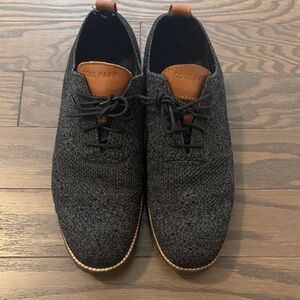 Cole Haan Men's Charcoal Knit Oxford Shoes